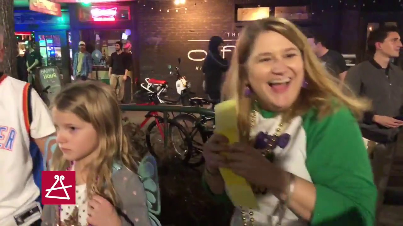 Mardi Gras in Lafayette, Louisiana - Krewe de Canailles Full Parade 2018