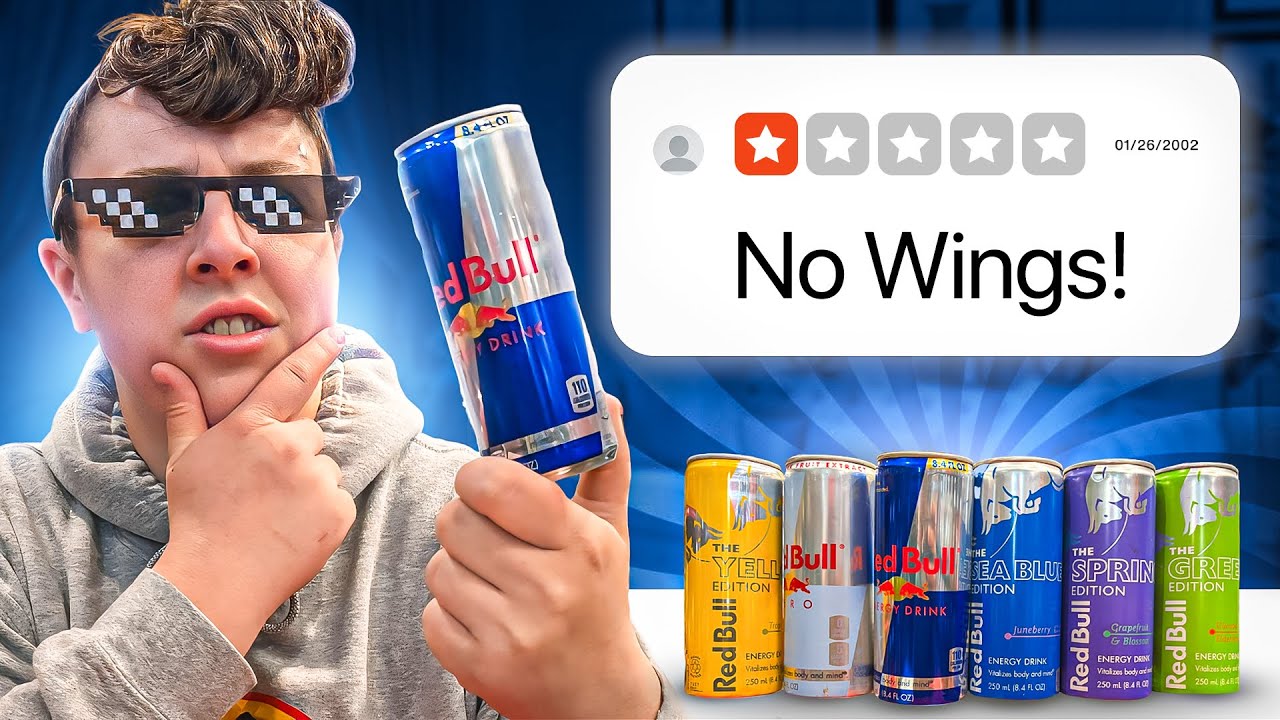 I Tasted Every Red Bull Energy Drink