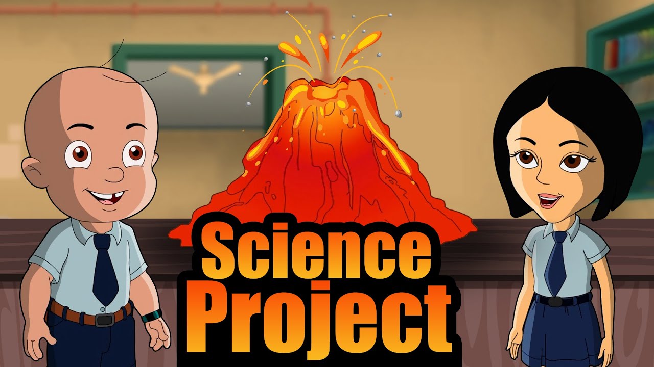 Mighty Raju - Science Project | Hindi Cartoon Videos in YouTube | Moral Stories for Kids