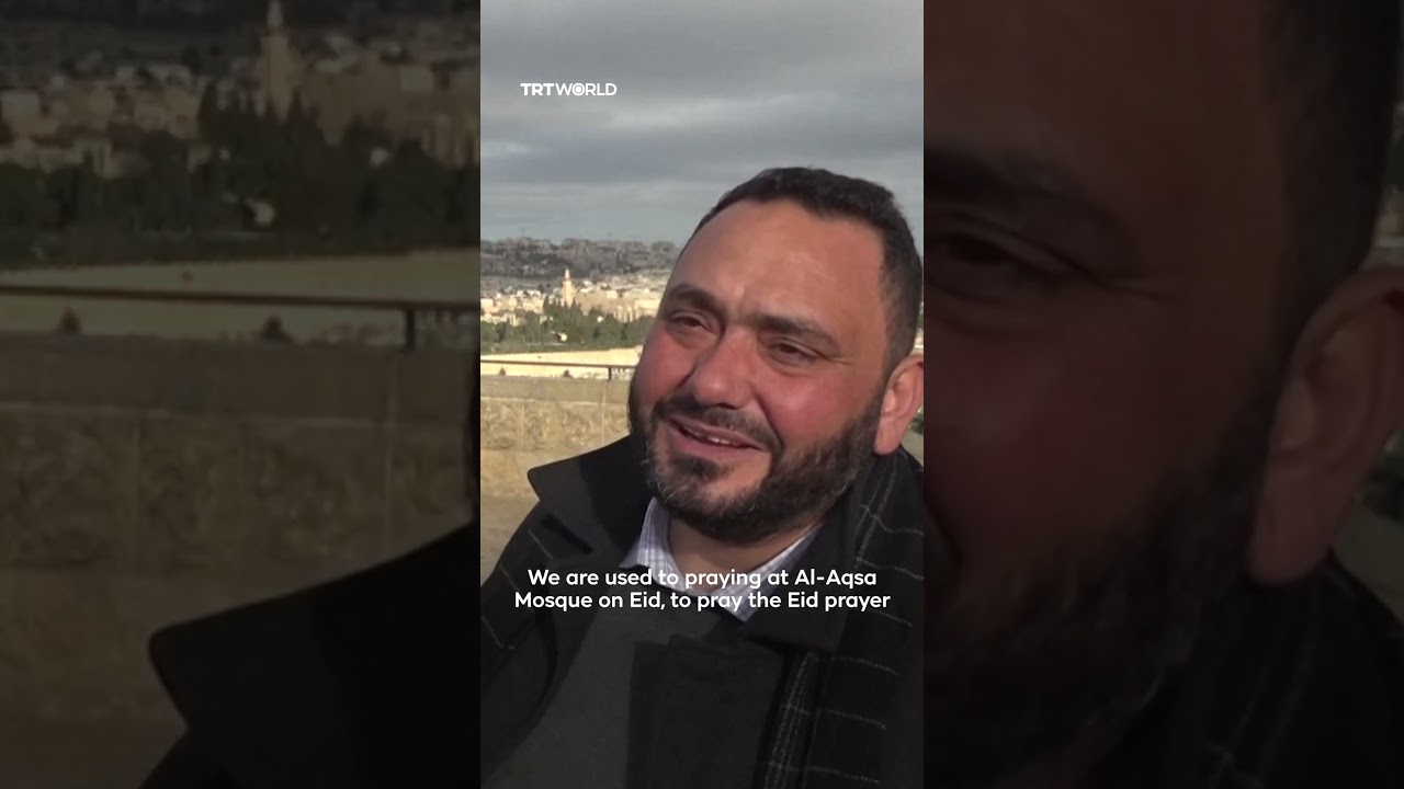 Muslims pray in streets as access to Jerusalem holy site is restricted