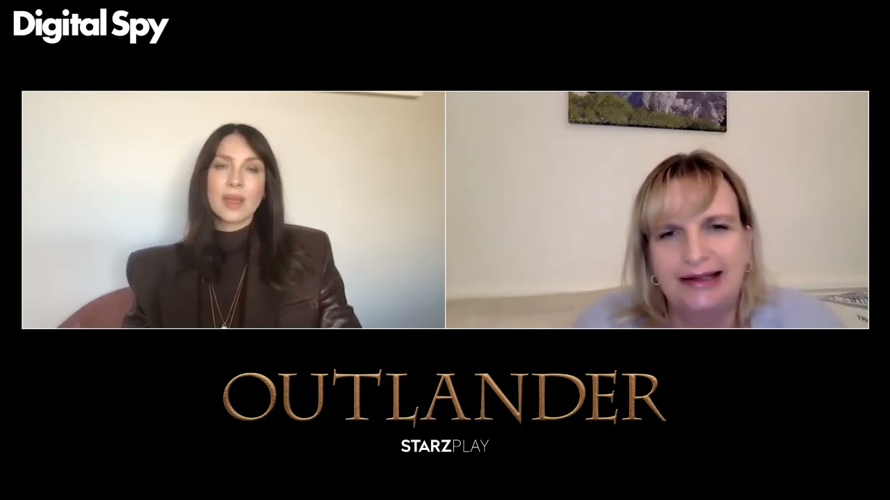 Sam Heughan and Caitriona Balfe are interviewed by StarzPlay . How does Sam want Outlander to end?