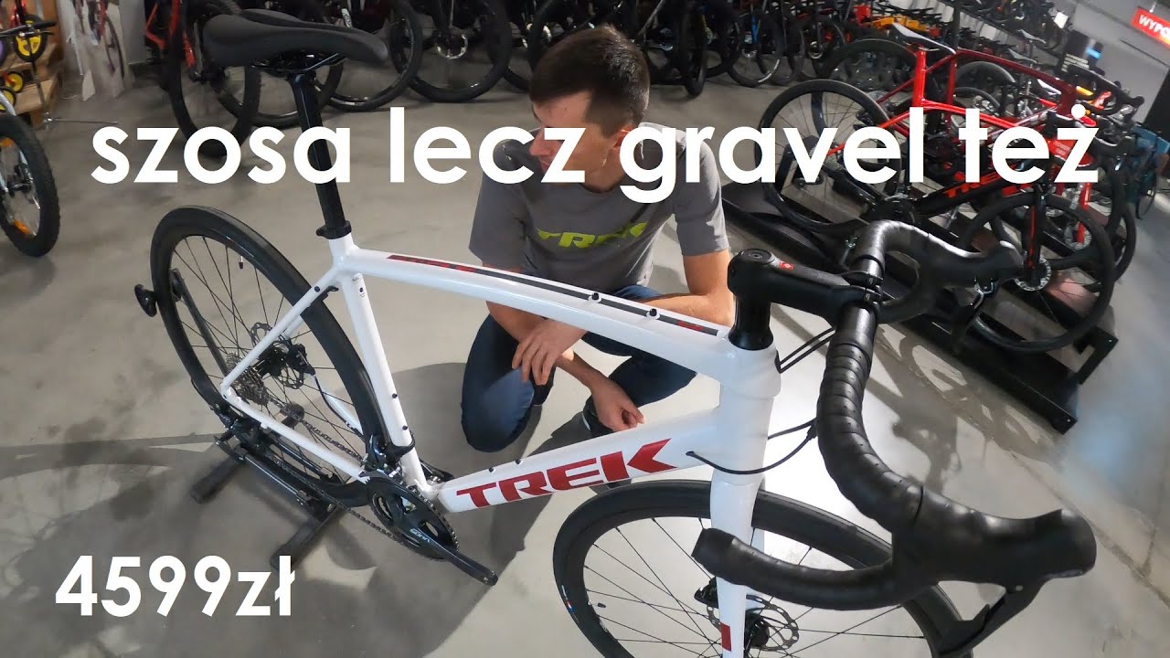 Trek Domane AL3 2021 szosa, lecz gravel też - prezentacja z komentarzem