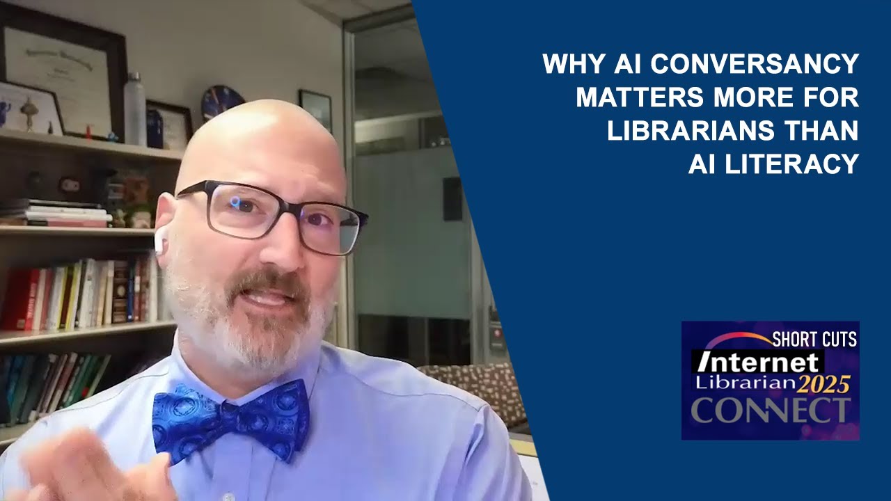 Why AI Conversancy Matters More For Librarians Than AI Literacy