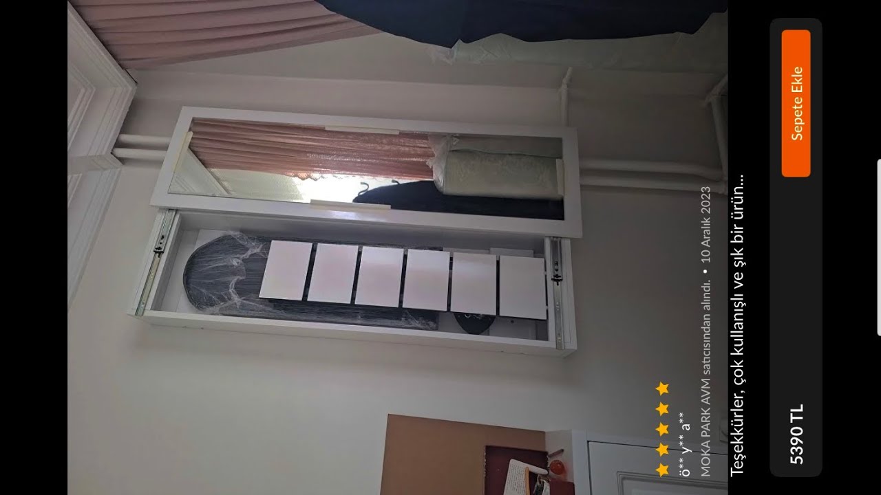 Aydınlık ütü masası kurulum