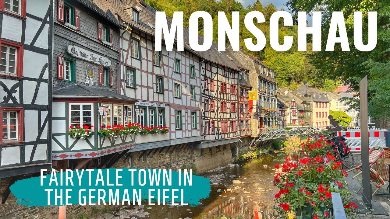 Walking Tour Monschau | Must See Fairytale Town in the German Eifel | Best 4K Walk Monschau