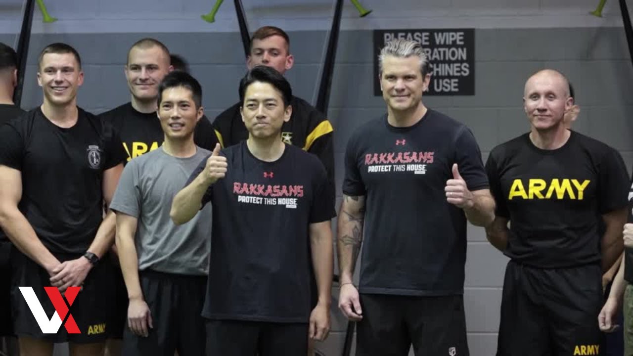 Pentagon Chief Hegseth Works Out With Japan’s Defense Minister | VERTEX