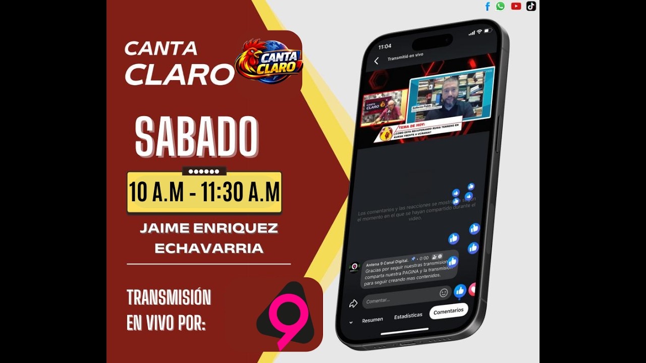 CANTA CLARO   CONDUCCIÓN: JAIME ENRIQUEZ ECHEVARRIA   28/02/26
