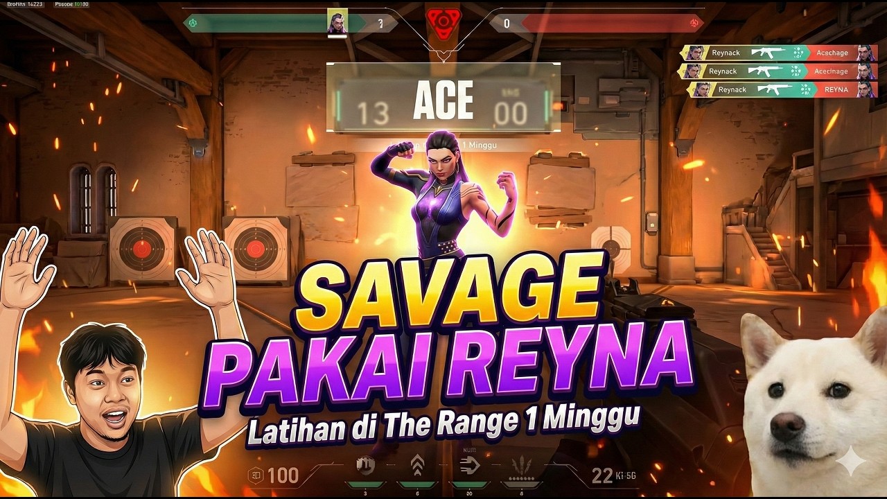 Savage pakai Reyna karena latihan di The Range Selama Satu Minggu
