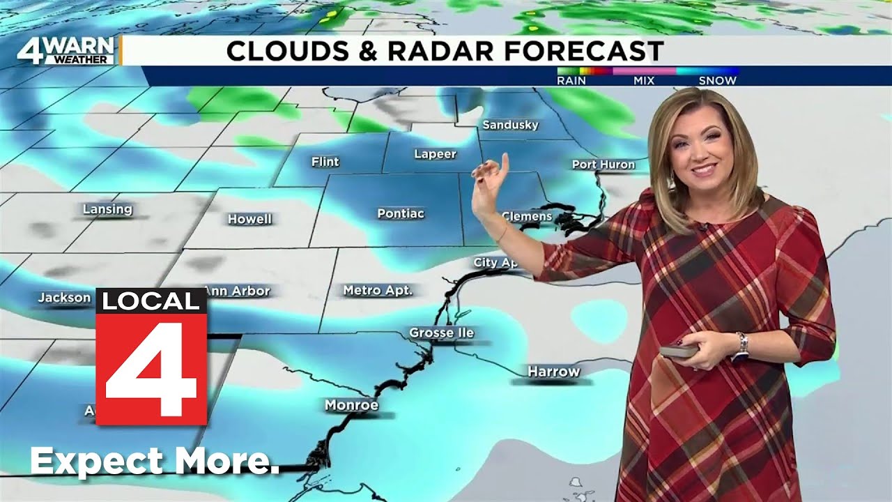 Rain, snow, wind, tumbling temperatures hitting Metro Detroit this week