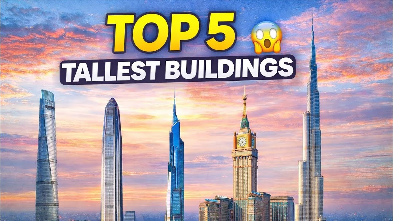 Top 5 Tallest Buildings in the World 🌍 | Mega Skyscrapers