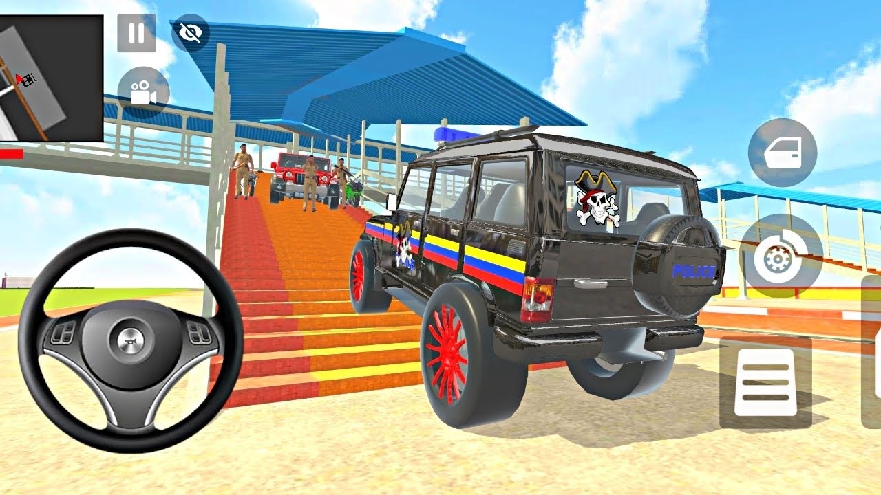 🤑⚫Modified Police car🚔Gangster Life In India Streets🕹️[India Theft Auto Simulator game for Android🎮🔥