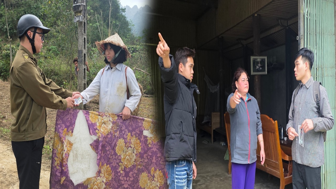 Quỳnh discovers that Thắm has been kicked out of her house. The kind police officer has helped her
