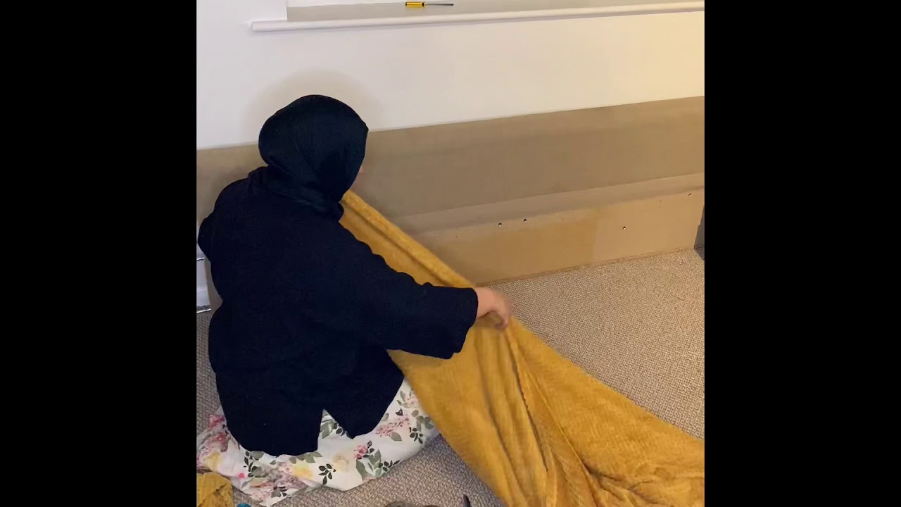 How to reupholster IKEA corner sofa bed on Budget - just under 50&pound;s