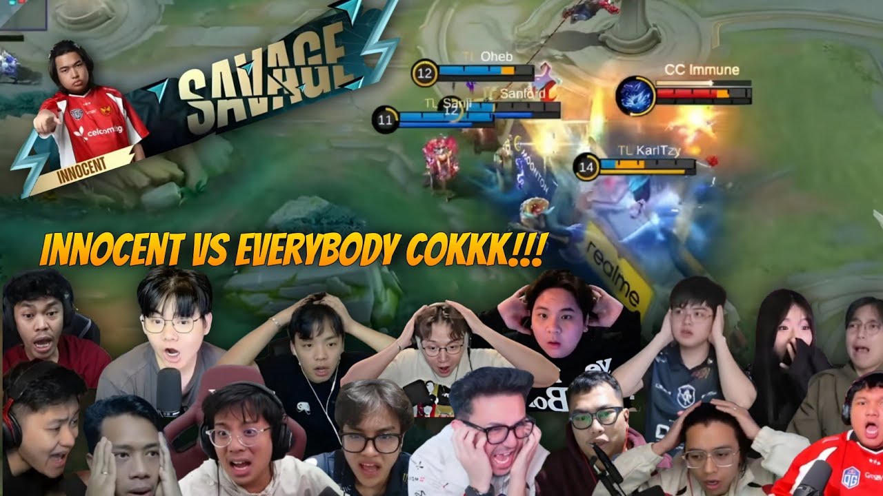 First Savage Di M-Series!!! Reaksi Streamers ID, MY ,Ph DLL...TLPH Vs SRG