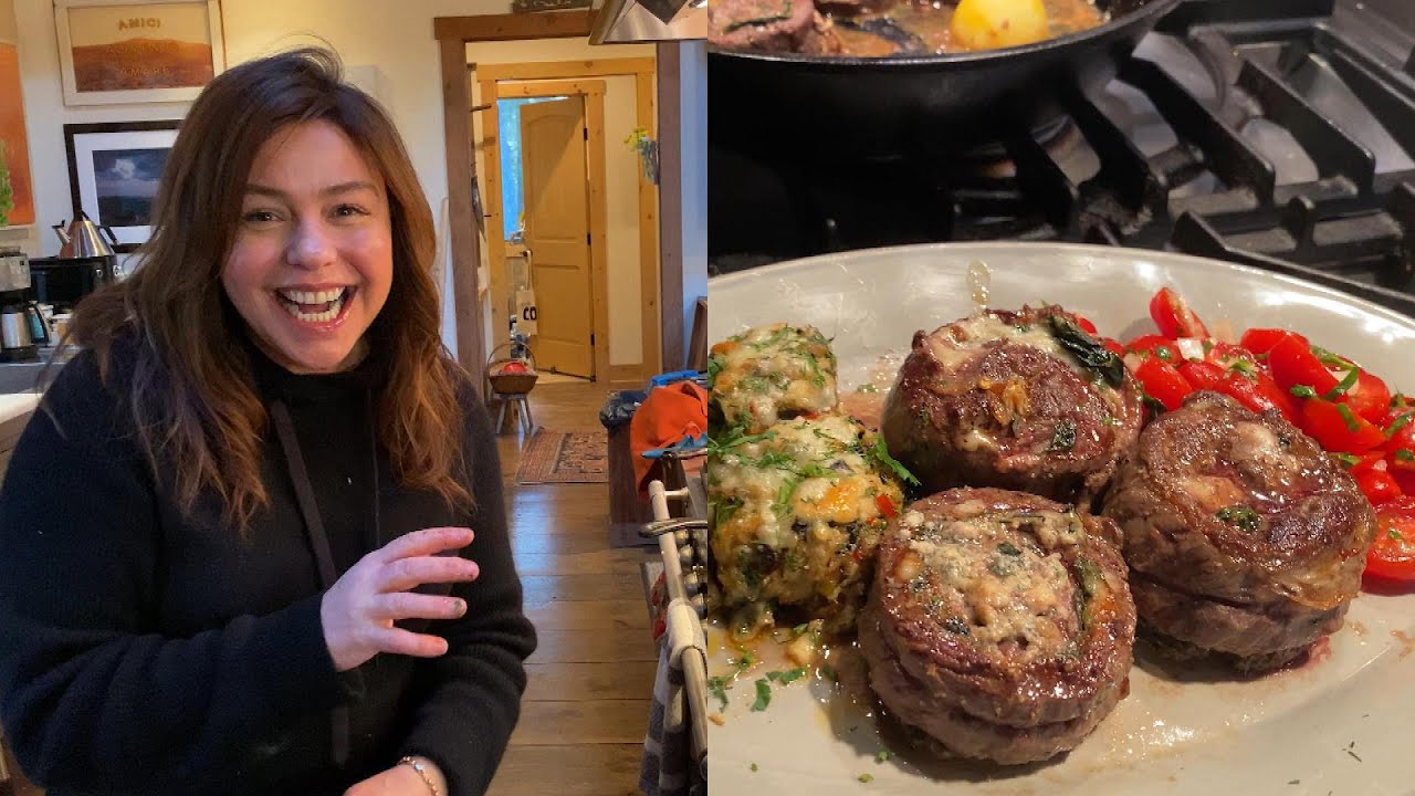How To Make Pinwheel Steaks | Rach & John's Date Night At Home