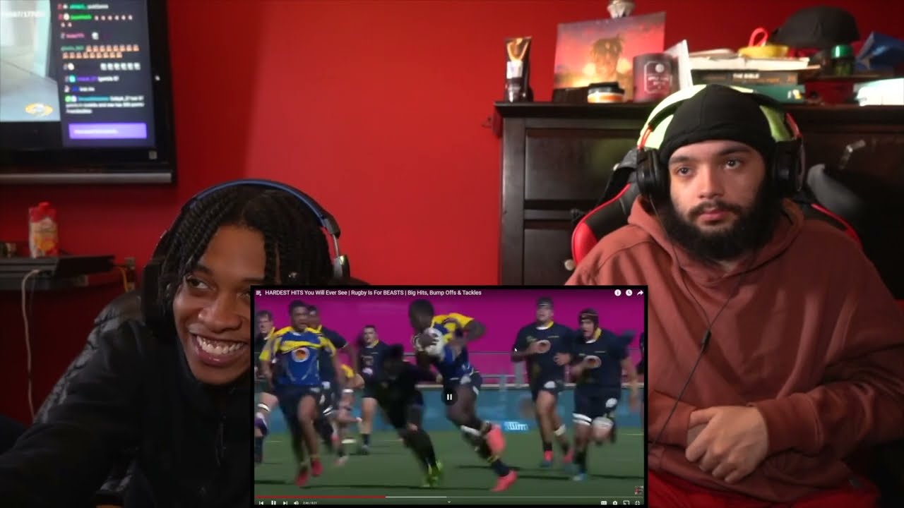 MAN WHAT 😳😨 | AMERICANS FIRST TIME REACTING TO HARDEST HITS YOU WILL EVER SEE | RUGBY IS FOR BEASTS