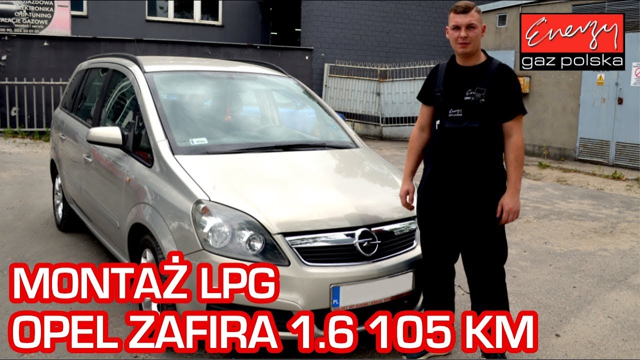 Montaż LPG Opel Zafira 1.6 105KM 2005r w Energy Gaz Polska na auto gaz Lovato Smart EXR