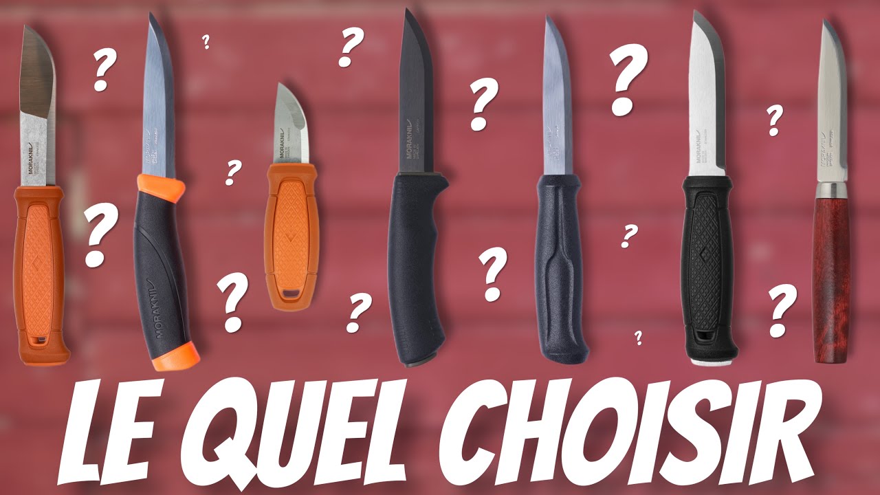 Les 3 meilleurs couteaux fixes de chez MoraKniv ( selon moi )