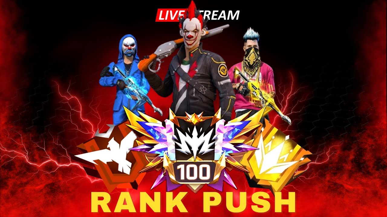 Freefire Rank Push Live Now #freefire #live #shortsfeed