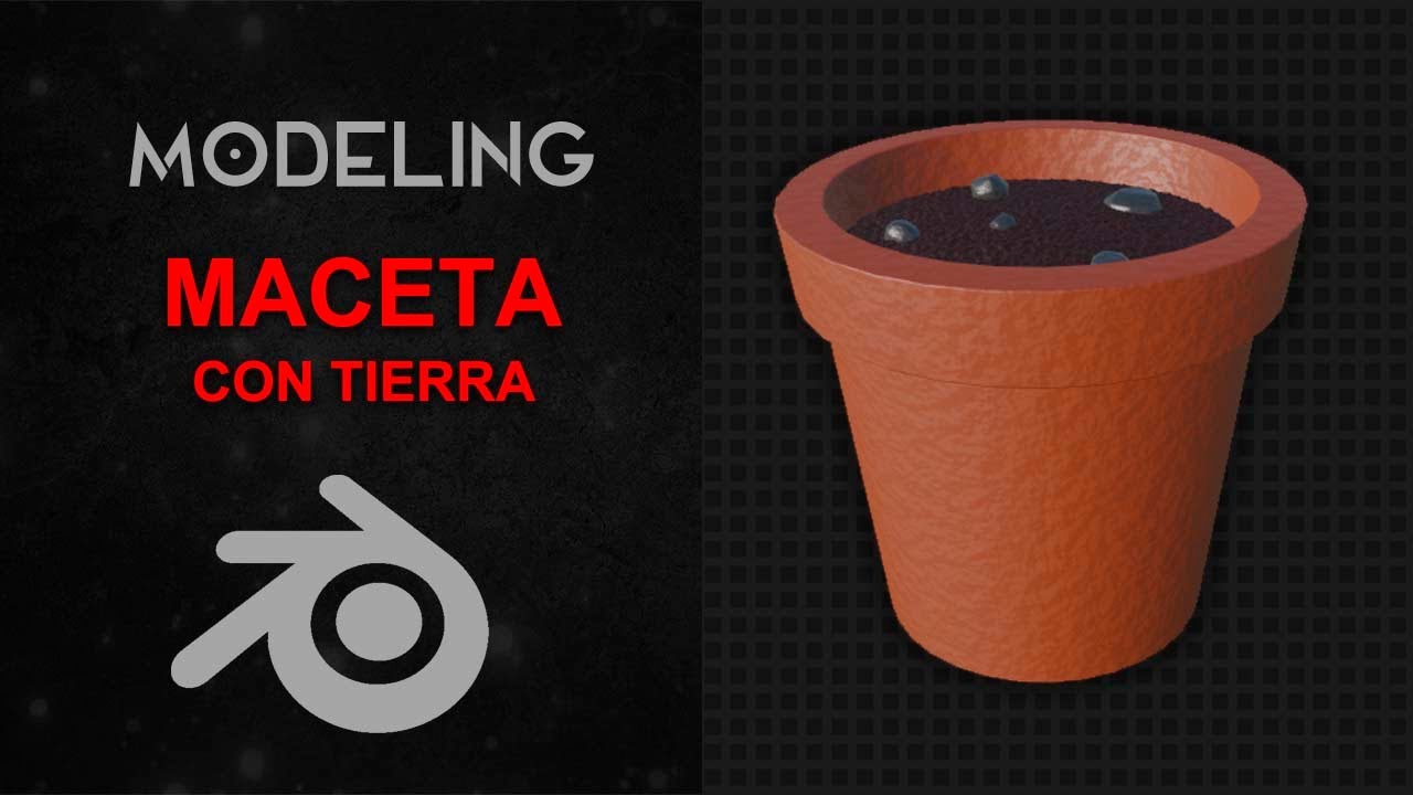 Modelado de MACETA- ¡FÁCIL! | BLENDER MODELING