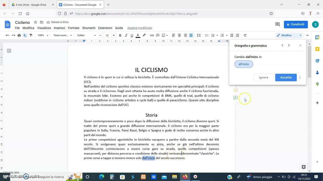 Google Documenti: numeri di pagina e controllo ortografico