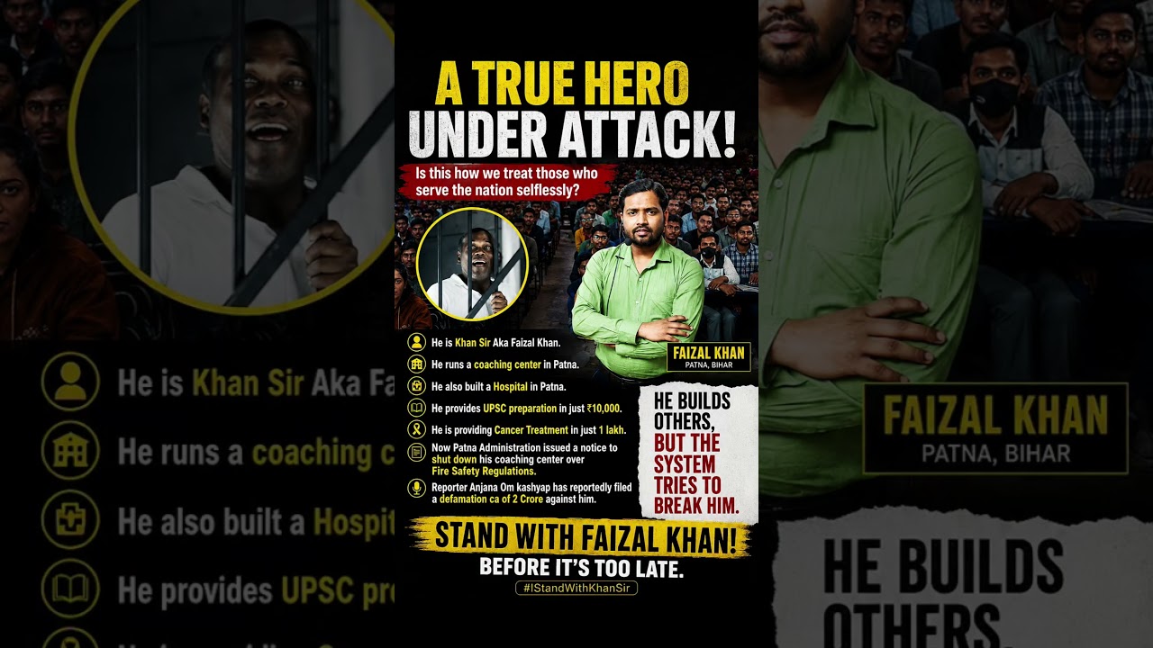 Khan Sir: Fire Safety Notice, Defamation Case, Attempted Murder FIR &mdash; All in One Week.