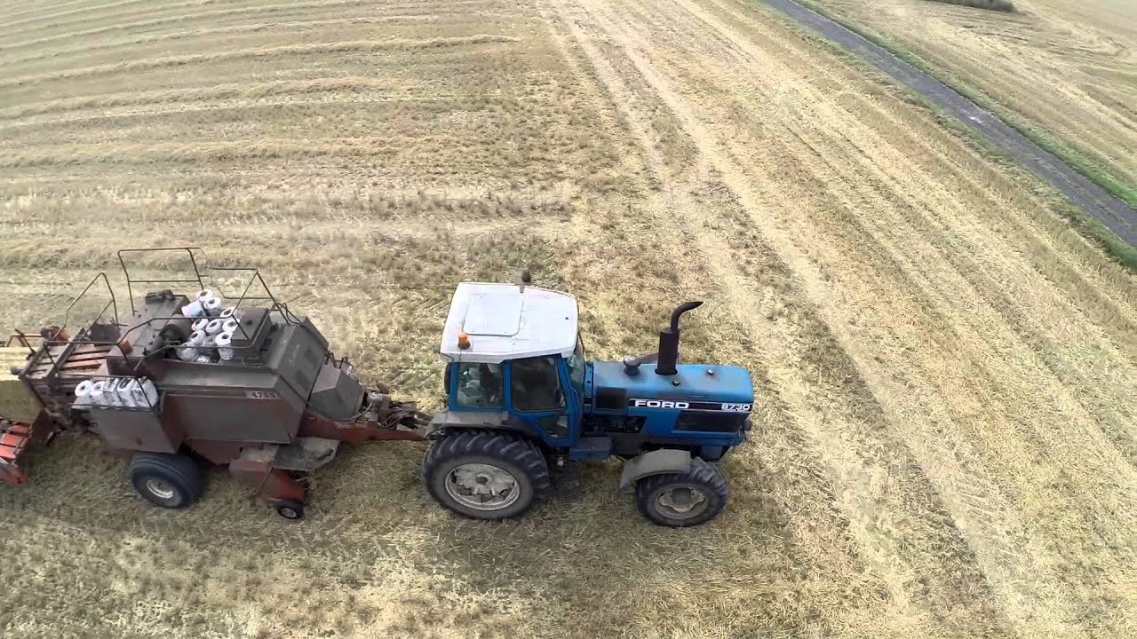 FORD 8730 AND HESSTON 4755 BALER