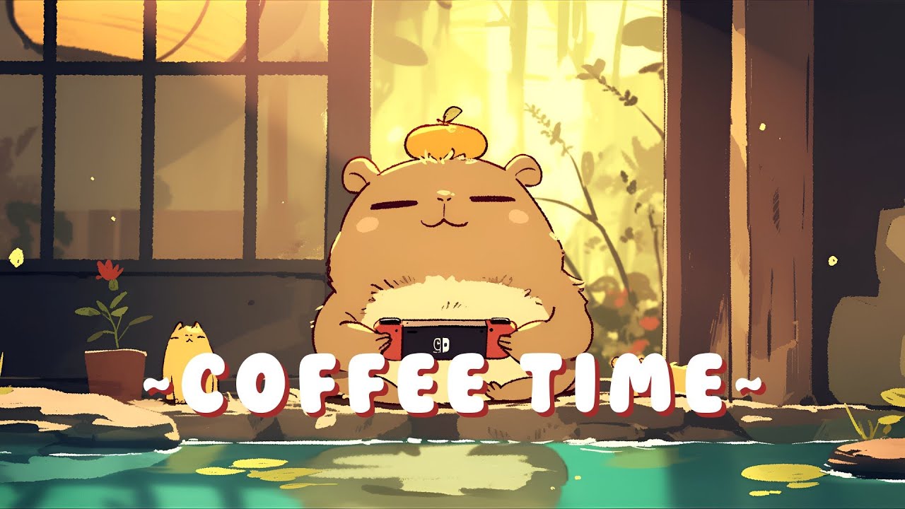 [1 Hour] Capybara Music Corner - Chill Beats to Help You Relax ~ Dreamy Vibes ~ ✨ | Sleep Aid