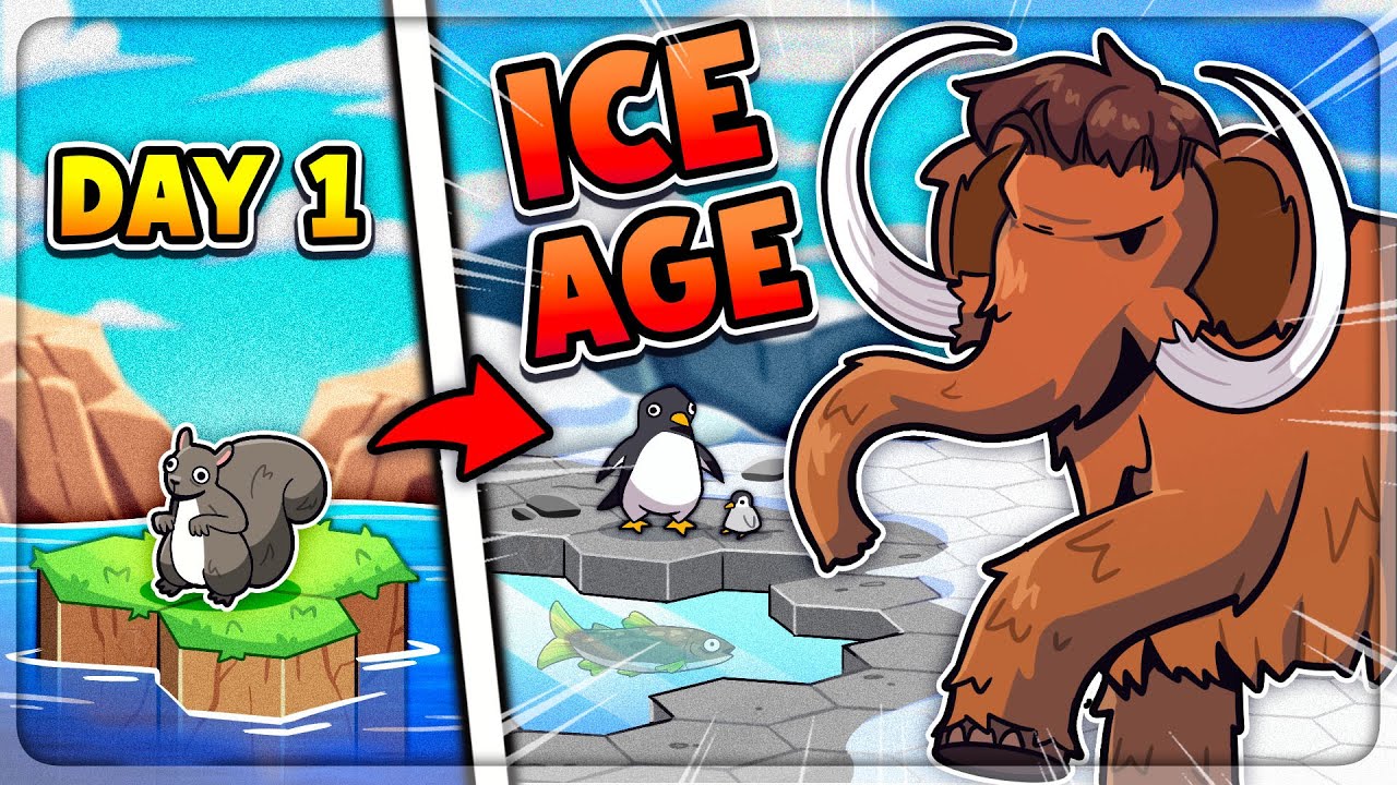 I evolved the PERFECT ice age ecosystem in Preserve