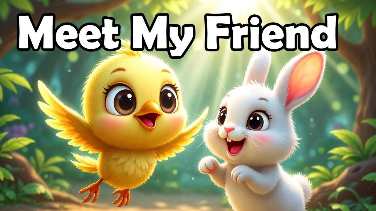Little Bird Meets a New Friend 💛 | Friendship Story for Kids