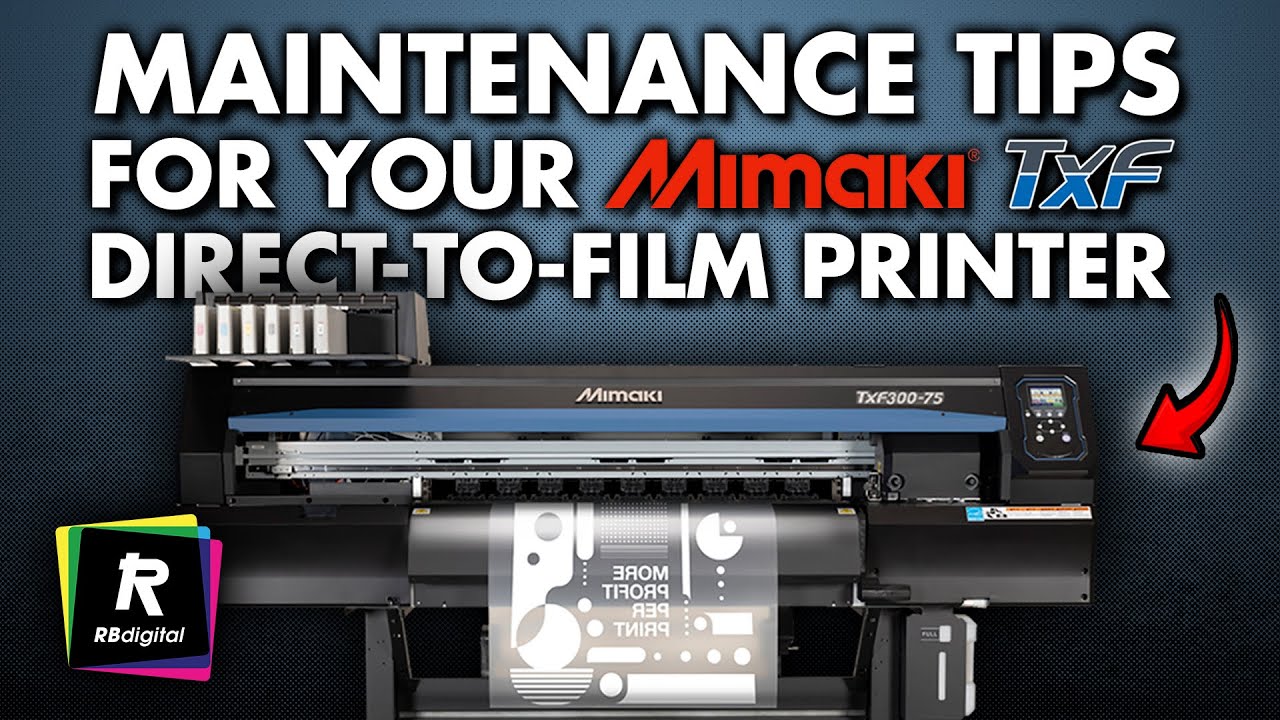 Mimaki TxF DTF Printer SECRETS Revealed! How to Keep It Running Smoothly (DTF Boot Camp Seminar)