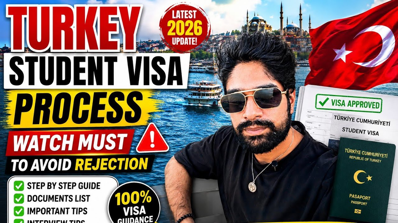 Turkey Student Visa 2026 🇹🇷 COMPLETE PROCESS | Pakistani Students Must Watch Before Applying!