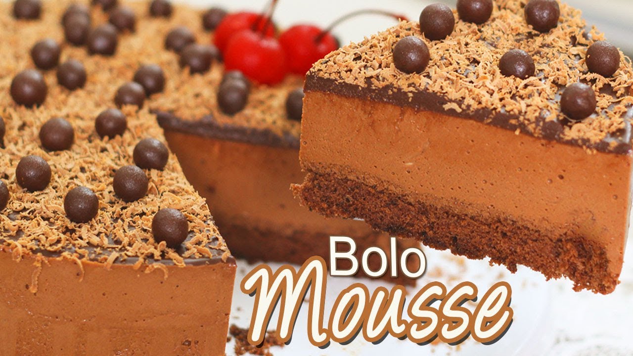 BOLO MOUSSE DE CHOCOLATE I BEM FÁCIL E MUITO CREMOSO I DIKA DA NAKA