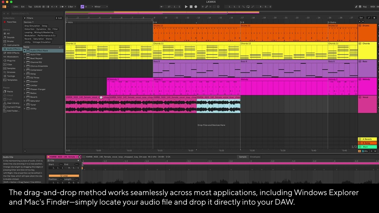Importing Samples & Audio Files Into Ableton Live