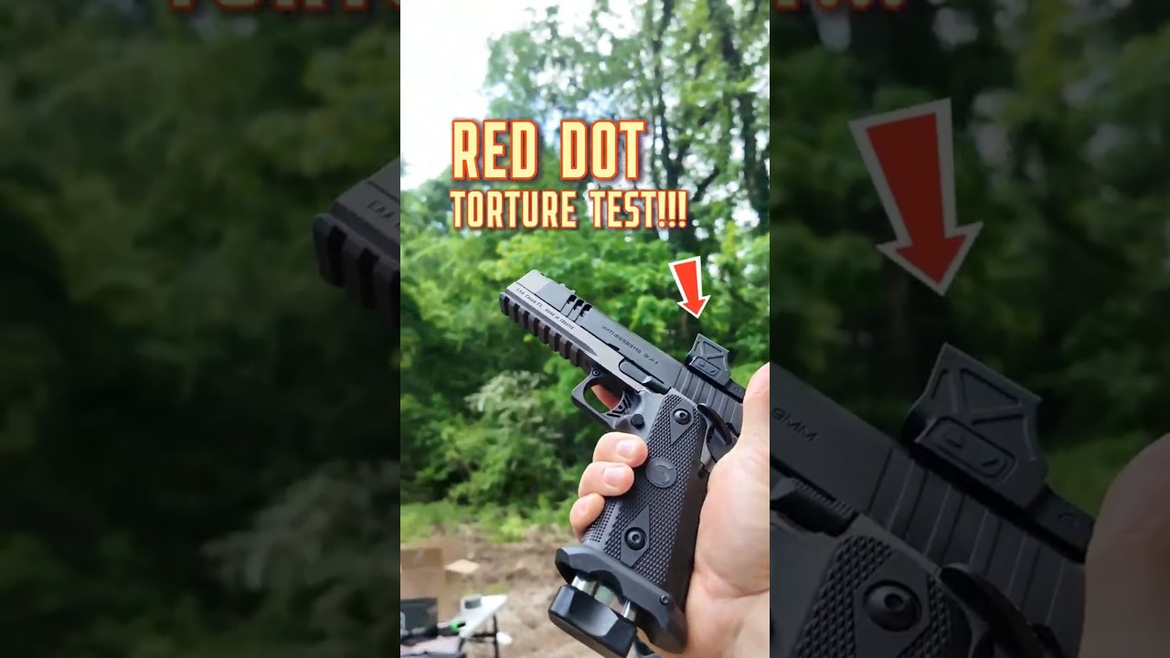 Red Dot Torture Test!!! #experiment