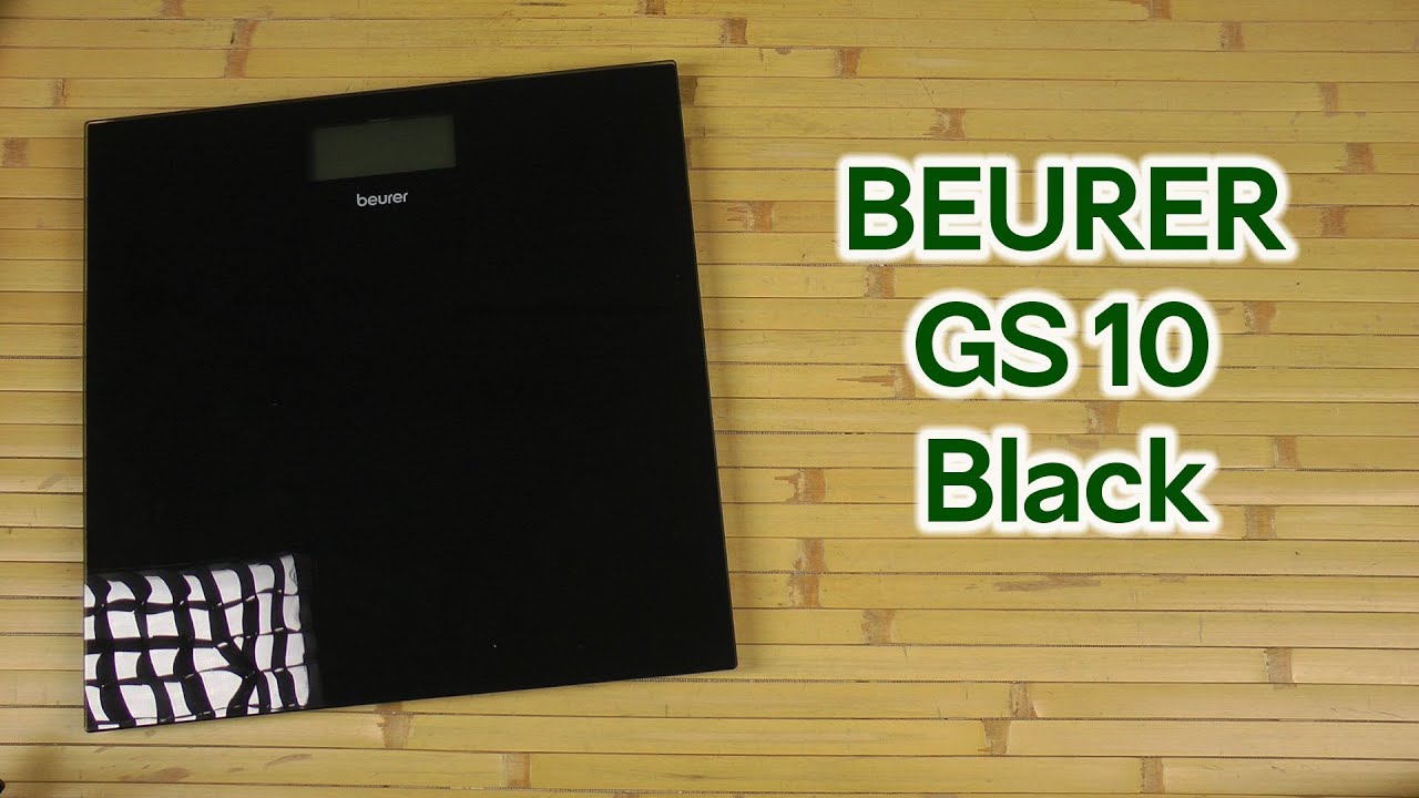 Розпаковка BEURER GS 10 Black