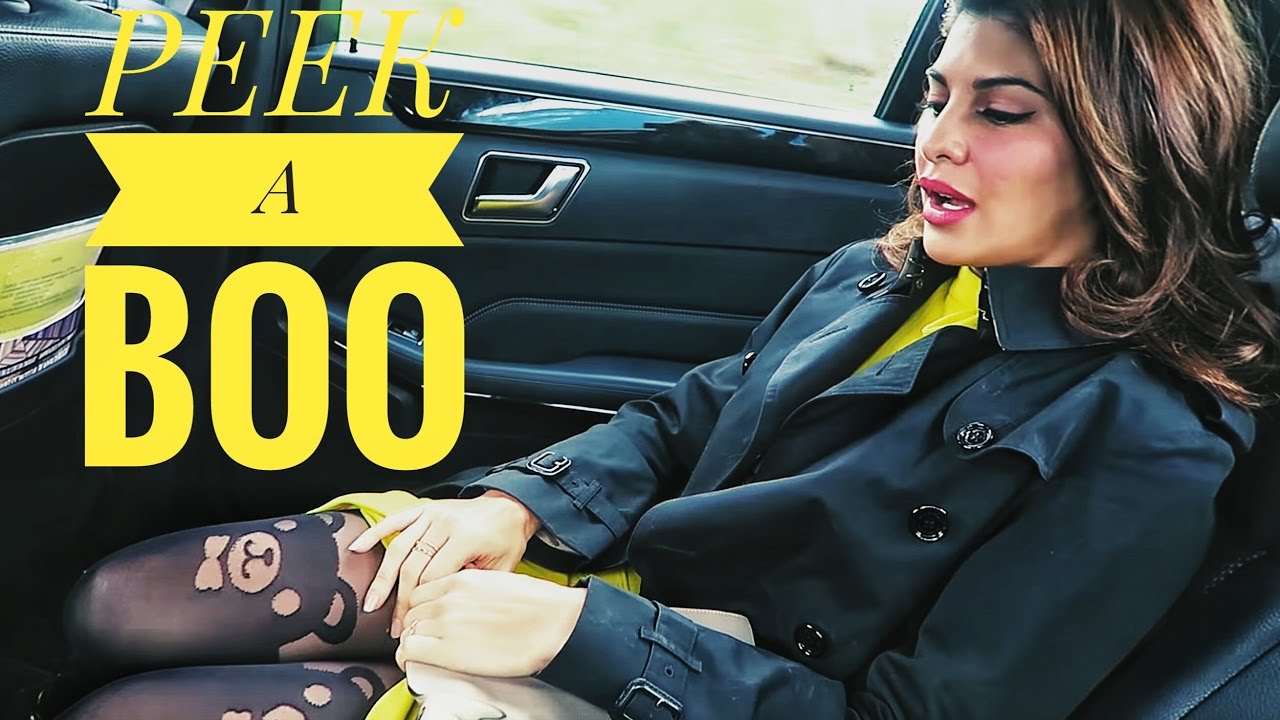 Jaqueline wears peak-a-boo leggings | ShaanMu