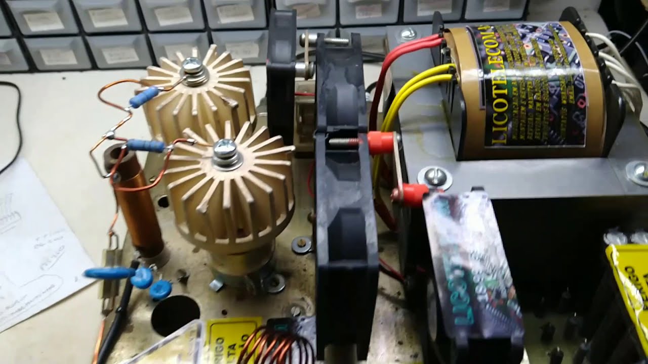 AMPLIFICADOR BILINEAR MAC L500 - MODIFICAÇÃO COM VÁLVULA CERÂMICA GI7B