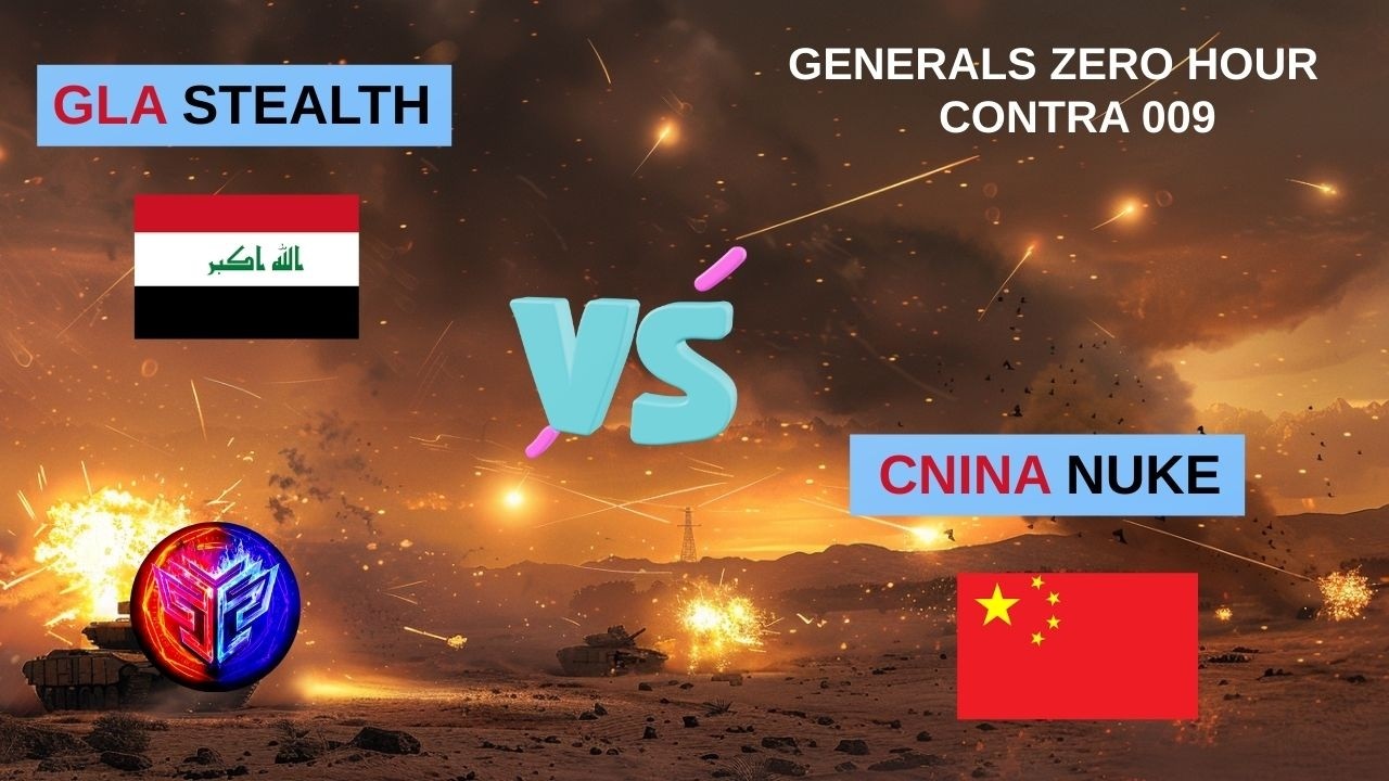 GLA Stealth vs China Nuke – Silent Attack vs Nuclear Power | Generals Zero Hour Contra 009