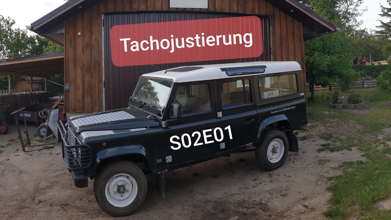 S02E01 - Neue Werkstatt, Tachojustierung und mehr bei James, meinem Land Rover Defender 300TDi SW