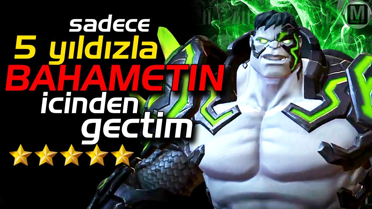 SADECE 5⭐ HEROYLA BAHAMETİN İÇİNDEN GEÇTİM - MARVEL ŞAMPİYONLAR TURNUVASI - MCOC 8.2.6 BOSS