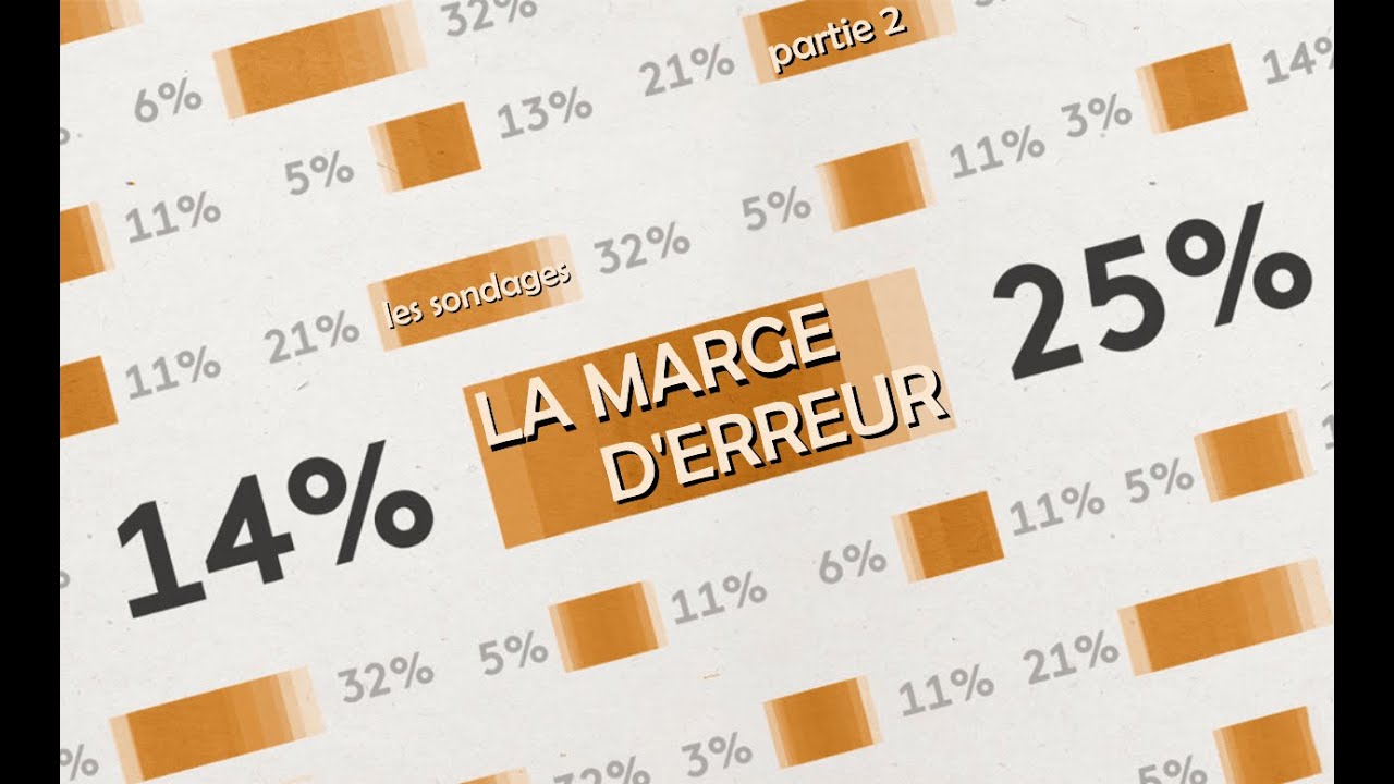 SONDAGES : la marge d'erreur [PARLONS CHIFFRES #9]