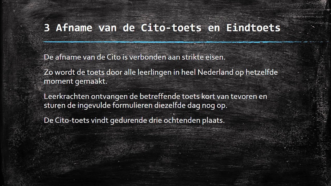 Cito-toets oefenen