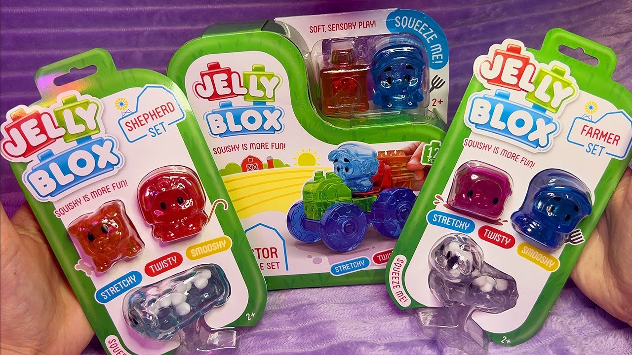 ASMR New Farming Jelly Blox Squishy Fidgets (Whispered)