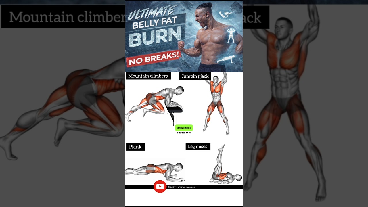 💥belly fat loss exercises✅||
