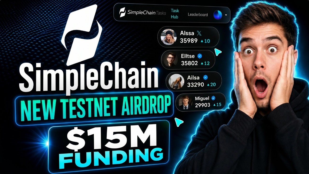 SimpleChain Testnet Airdrop | $15M Funding | New Testnet Airdrop