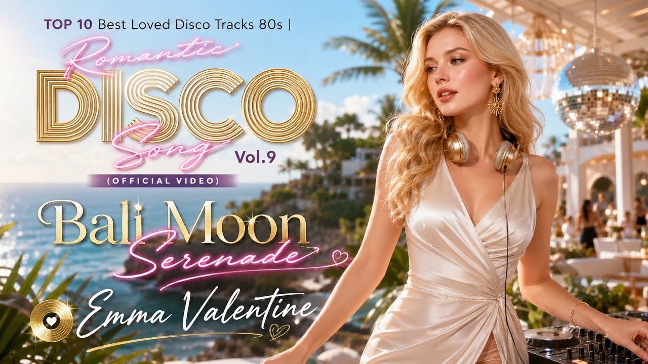 10 Best Loved Disco Tracks (80s) | Romantic Disco Songs Vol.9 (Official Video) - Bali Moon Serenade