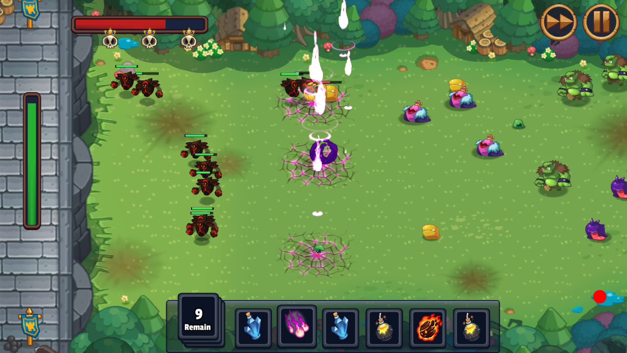 Realm Defense - Arcade - Potions vs Slimes Level 3