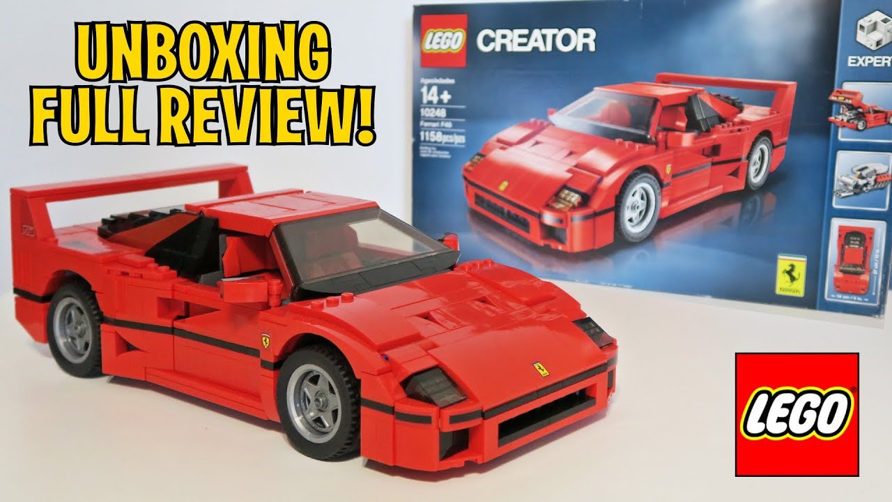UNBOXING & FULL REVIEW - LEGO FERRARI F40 10248 - Creator Expert Construction Set