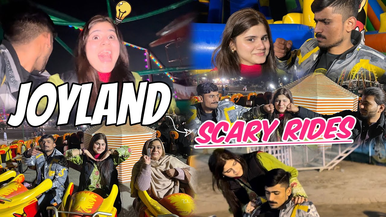 Joyland scary rides 😨 || Hamza ka sans band ho gay🥲